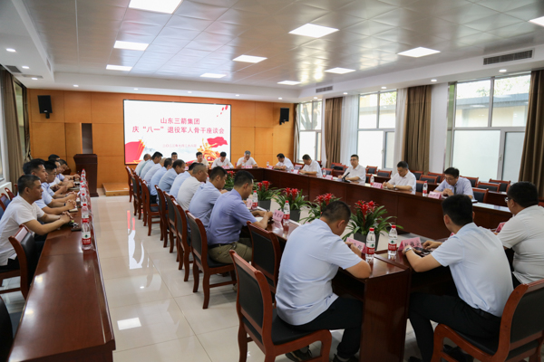三箭集團召開慶?！鞍艘弧苯ㄜ姽?jié)退役軍人骨干座談會